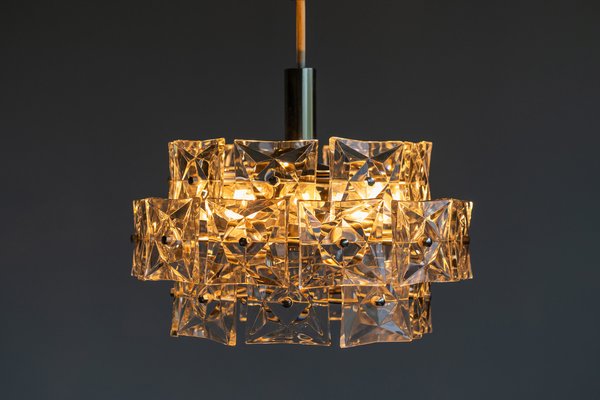 Mid-Century Crystal Chandelier by Kinkeldey, Germany, 1960s-AO-1726219