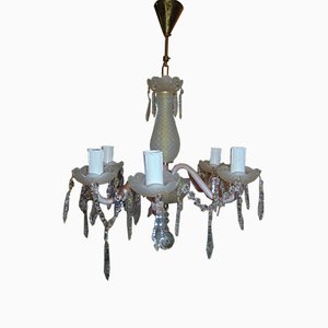 Mid-Century Crystal Chandelier-CAQ-868422