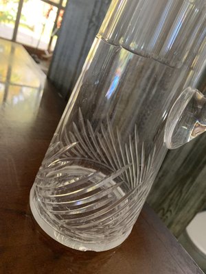 Mid-Century Crystal Pitcher, Hungary, 1960s-OXJ-1737391