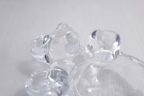 Mid-Century Crystal Teddy Bear Ashtray from Vannes Le Châtel-BQF-1351244