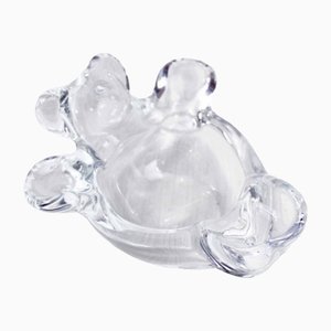 Mid-Century Crystal Teddy Bear Ashtray from Vannes Le Châtel-BQF-1351244