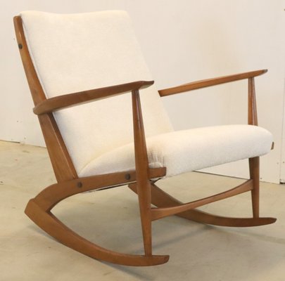 Mid-Century Cube Boomerang Rocking Chair by Søren Georg Jensen, 1950s-FYZ-1798621