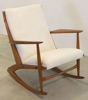 Mid-Century Cube Boomerang Rocking Chair by Søren Georg Jensen, 1950s-FYZ-1798621