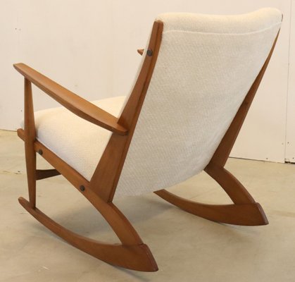 Mid-Century Cube Boomerang Rocking Chair by Søren Georg Jensen, 1950s-FYZ-1798621