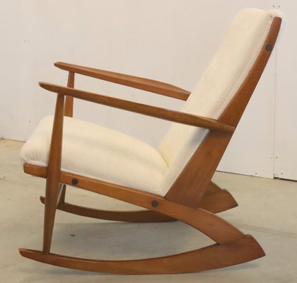 Mid-Century Cube Boomerang Rocking Chair by Søren Georg Jensen, 1950s-FYZ-1798621