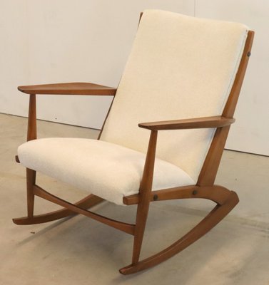 Mid-Century Cube Boomerang Rocking Chair by Søren Georg Jensen, 1950s-FYZ-1798621