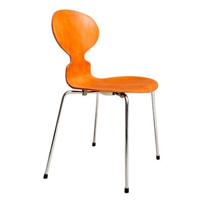 Mid-Century Curved Wood and Legs Ant Chair by Fritz Hansen, 1970s-GDD-1350928