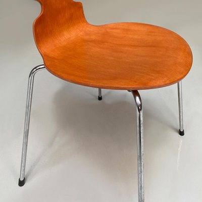 Mid-Century Curved Wood and Legs Ant Chair by Fritz Hansen, 1970s-GDD-1350928