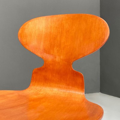 Mid-Century Curved Wood and Legs Ant Chair by Fritz Hansen, 1970s-GDD-1350928