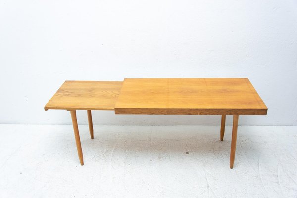 Mid-Century Czechoslovakian Central Table in Beech Wood, 1960s-HXT-1216324