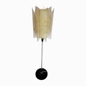 Mid-Century Czechoslovakian Floor Lamp in Nylon and Metal, 1950s-TZ-1229409