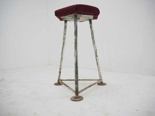 Mid-Century Czechoslovakian Industrial Stool, 1960s-TZ-1250598