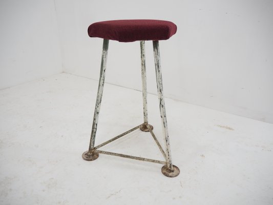 Mid-Century Czechoslovakian Industrial Stool, 1960s-TZ-1250598