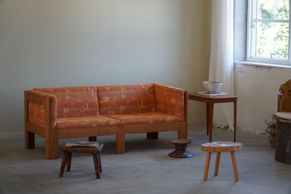 Mid-Century Danish 2-Seater Sofa in Oak attributed to Tage Poulsen, 1960s-MXF-1726035