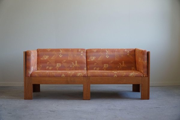 Mid-Century Danish 2-Seater Sofa in Oak attributed to Tage Poulsen, 1960s-MXF-1726035