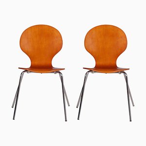 Mid-Century Danish Bentwood Farfalla Chairs, Billund, 1960s, Set of 2-NJV-739528