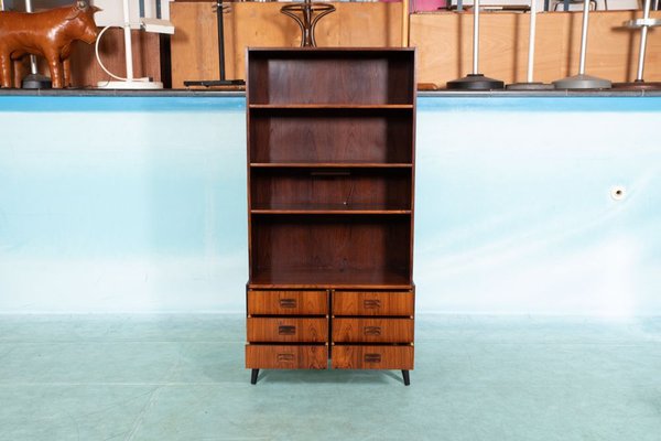 Mid-Century Danish Bookcase with Drawers, 1950s-HGA-913688