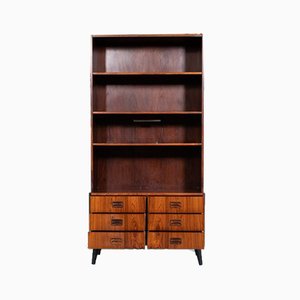 Mid-Century Danish Bookcase with Drawers, 1950s-HGA-913688