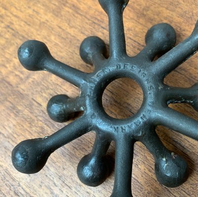 Mid-Century Danish Brutalist Cast Iron Candleholder by Jens H. Quistgaard-UAH-1189897