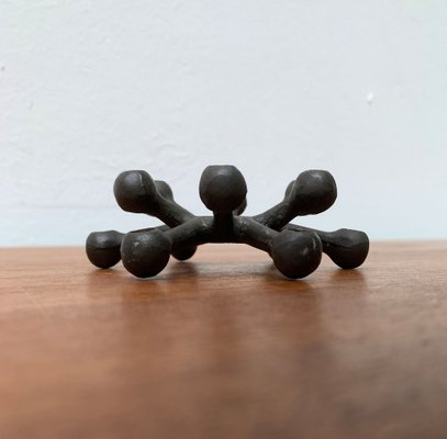 Mid-Century Danish Brutalist Cast Iron Candleholder by Jens H. Quistgaard-UAH-1189897