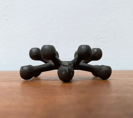 Mid-Century Danish Brutalist Cast Iron Candleholder by Jens H. Quistgaard-UAH-1189897