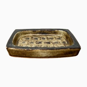 Mid-Century Danish Brutalist Stoneware Bowl by Jorgen Mogensen for Royal Copenhagen-UAH-1703948