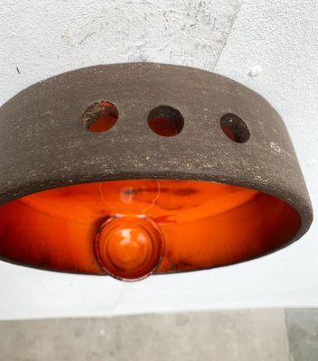 Mid-Century Danish Brutalist Studio Pottery Wall Candle Holder From Lovemose Denmark, 1960s-UAH-1262767