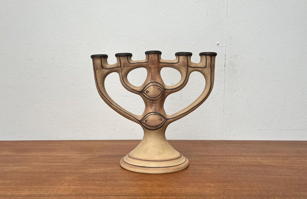 Mid-Century Danish Candleholder by Hanne Design for Asbo Stentoj, 1960s-UAH-1796017