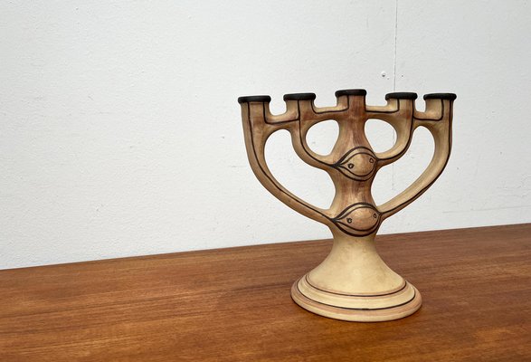 Mid-Century Danish Candleholder by Hanne Design for Asbo Stentoj, 1960s-UAH-1796017