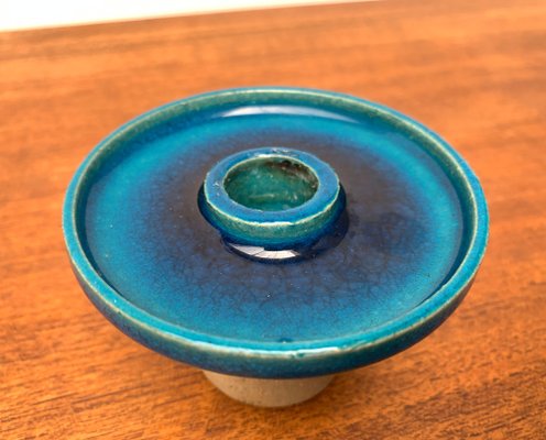 Mid-Century Danish Ceramic Candle Holder by Herman A. Kähler for Hak, 1960s-UAH-1262765