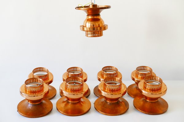 Mid-Century Danish Copper Ceiling Lamp-WPT-567116