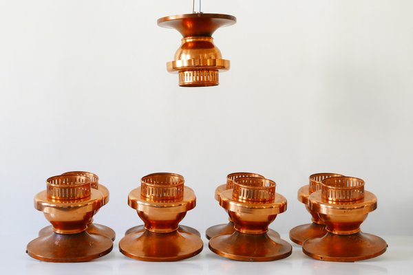 Mid-Century Danish Copper Ceiling Lamp-WPT-567116