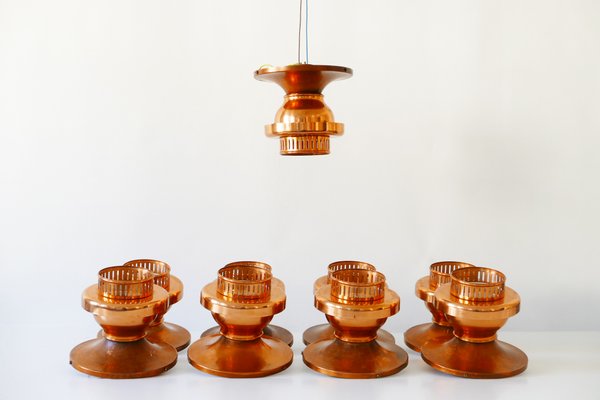 Mid-Century Danish Copper Ceiling Lamp-WPT-567116