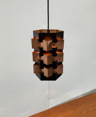 Mid-Century Danish Copper Pendant from Lyfa, 1960s-UAH-1370930