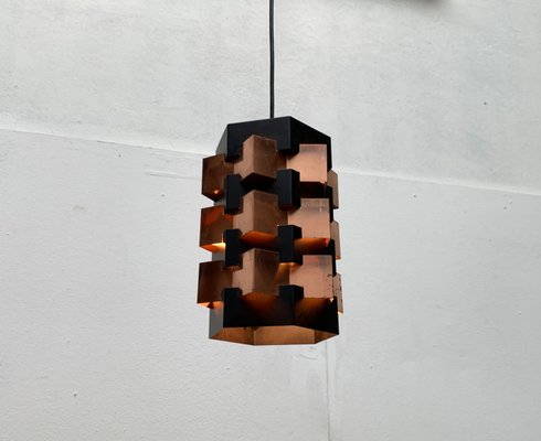 Mid-Century Danish Copper Pendant from Lyfa, 1960s-UAH-1370930