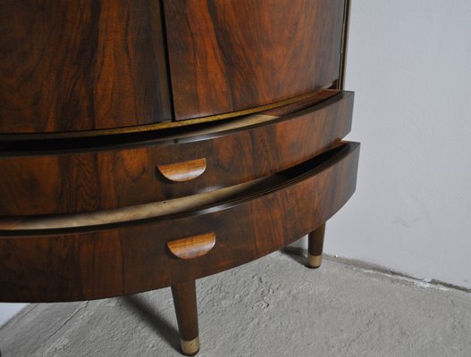 Mid-Century Danish Corner Cupboard in Mahogany, 1950s-HPQ-1178353