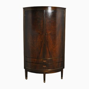 Mid-Century Danish Corner Cupboard in Mahogany, 1950s-HPQ-1178353