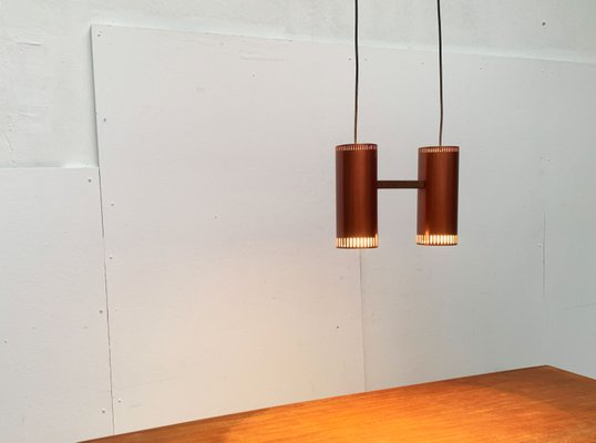 Mid-Century Danish Cylinder II Pendant Lamp by Jo Hammerborg for Fog & Mørup-UAH-1110992