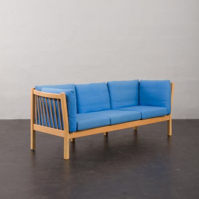 Mid-Century Danish Deep Blue 3-Seater Sofa attributed to Stouby, 1980s-UE-1769573