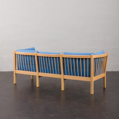 Mid-Century Danish Deep Blue 3-Seater Sofa attributed to Stouby, 1980s-UE-1769573