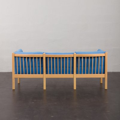 Mid-Century Danish Deep Blue 3-Seater Sofa attributed to Stouby, 1980s-UE-1769573