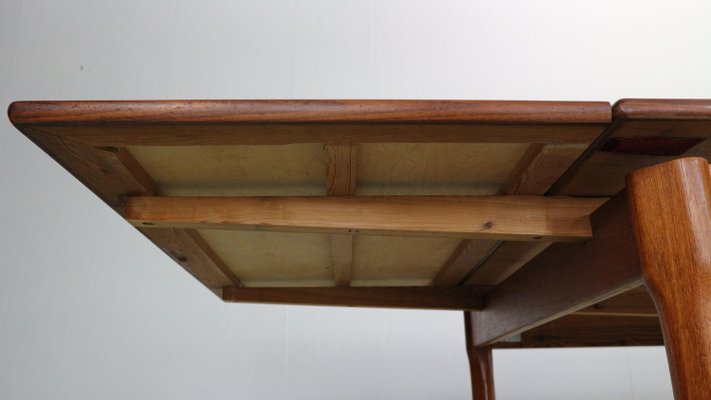 Mid-Century Danish Design Extendable Teak Dining Table, 1960s-DT-2026181