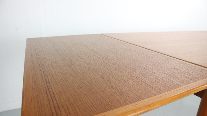 Mid-Century Danish Design Extendable Teak Dining Table, 1960s-DT-2026115