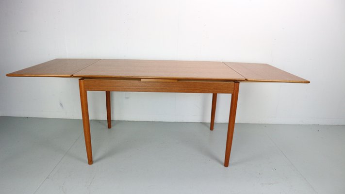 Mid-Century Danish Design Extendable Teak Dining Table, 1960s-DT-2026115