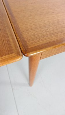 Mid-Century Danish Design Extendable Teak Dining Table, 1960s-DT-2026115