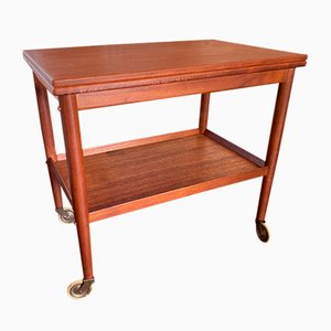 Mid-Century Danish Design Flip Top Bar Cart by Grete Jalk for Poul Jeppesens Møbelfabrik, 1960s-DE-1331389