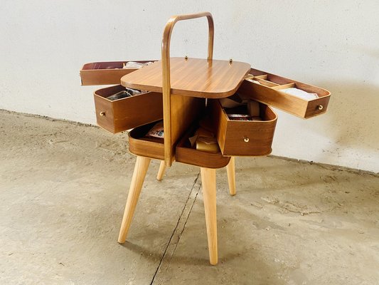 Mid-Century Danish Design Sewing Table, 1960s-PYR-1761567