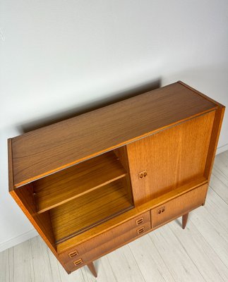 Mid-Century Danish Design Teak Cabinet with Showcase, 1960s-XCQ-1802159