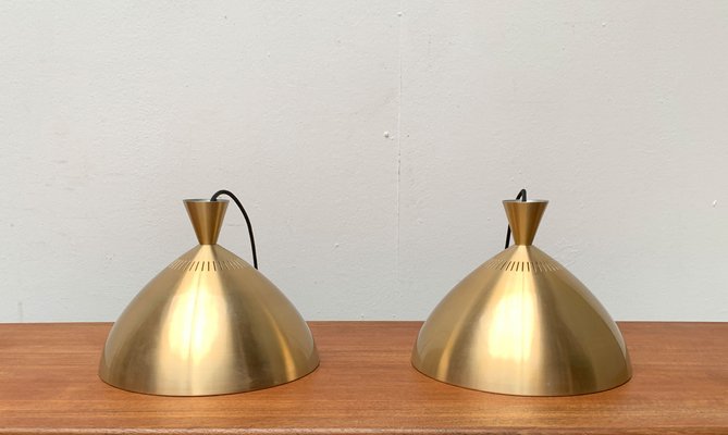 Mid-Century Danish Diabolo Pendant Lamp fom Lyfa, 1960s, Set of 2-UAH-1315505