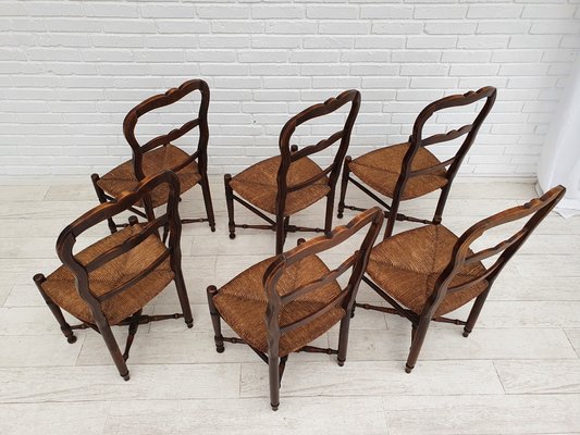 Mid-Century Danish Dining Chairs, 1950s, Set of 6-TMW-655723